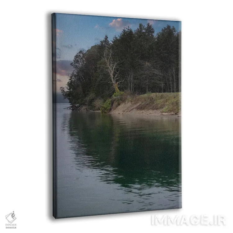 تابلو دکوراتیو ورطه سبز اثر لوئیس راث - نمای پرسپکتیو محصول