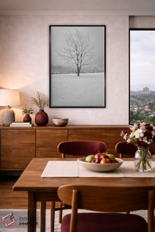 تابلو دکوراتیو درخت زمستانی با پویایی بالا اثر لوئیس راث - D3B