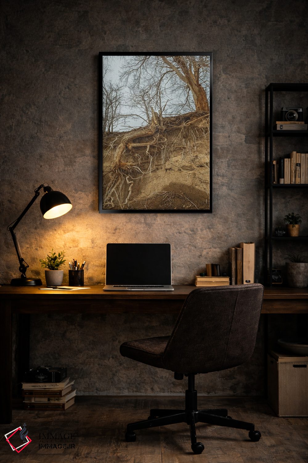 تابلو دکوراتیو ریشه دار اثر لوئیس راث - D6B