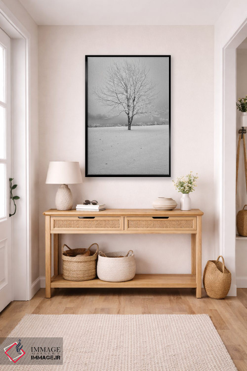 تابلو دکوراتیو درخت زمستانی با پویایی بالا اثر لوئیس راث - D5B