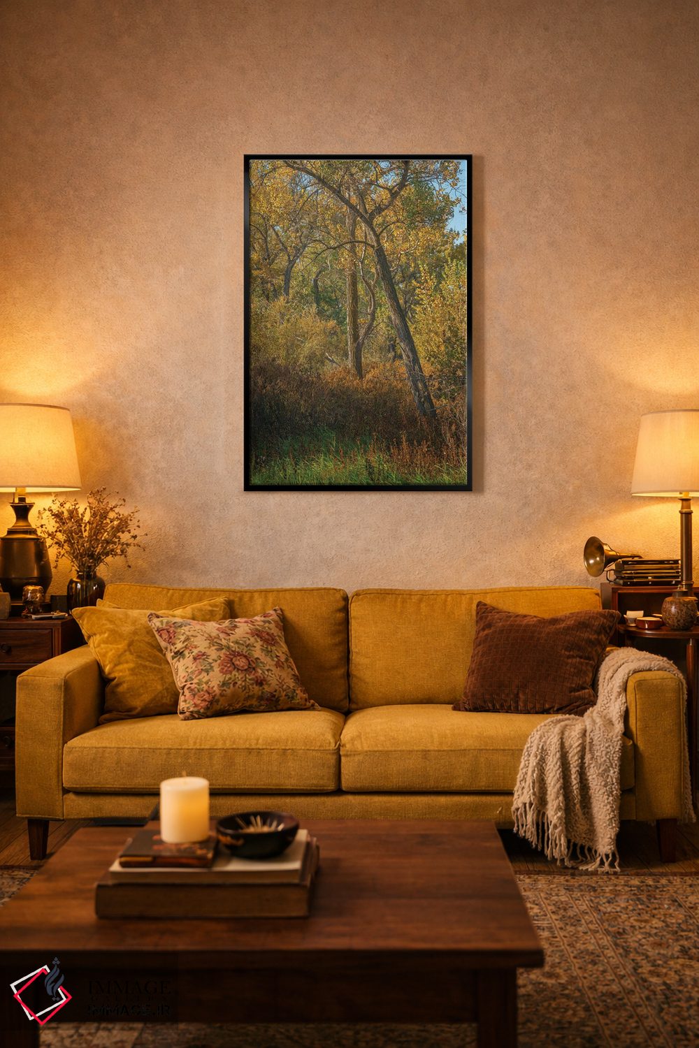 تابلو دکوراتیو حس رنگ های پاییز اثر لوئیس راث - D4B