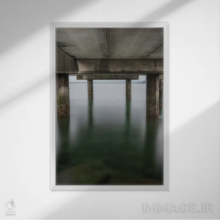 تابلو دکوراتیو سرزمین زیرین اثر لوئیس راث - نمای قابدار سفید