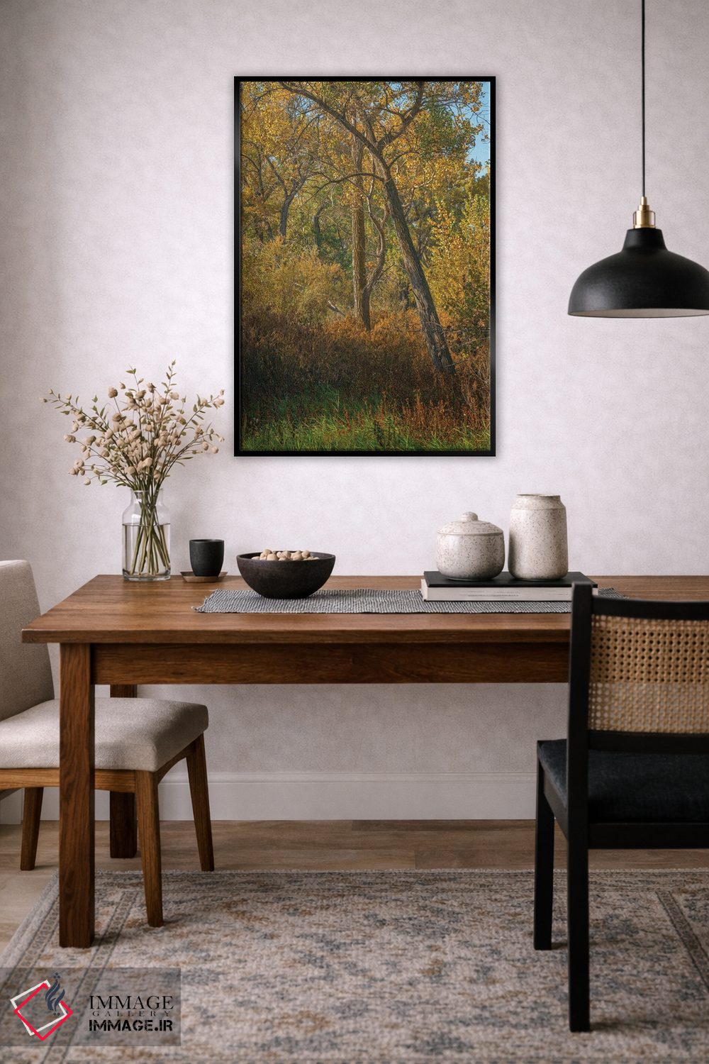 تابلو دکوراتیو حس رنگ های پاییز اثر لوئیس راث - D5B