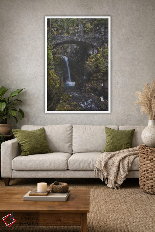 تابلو دکوراتیو آبشار کریستین اثر لوئیس راث - D1W