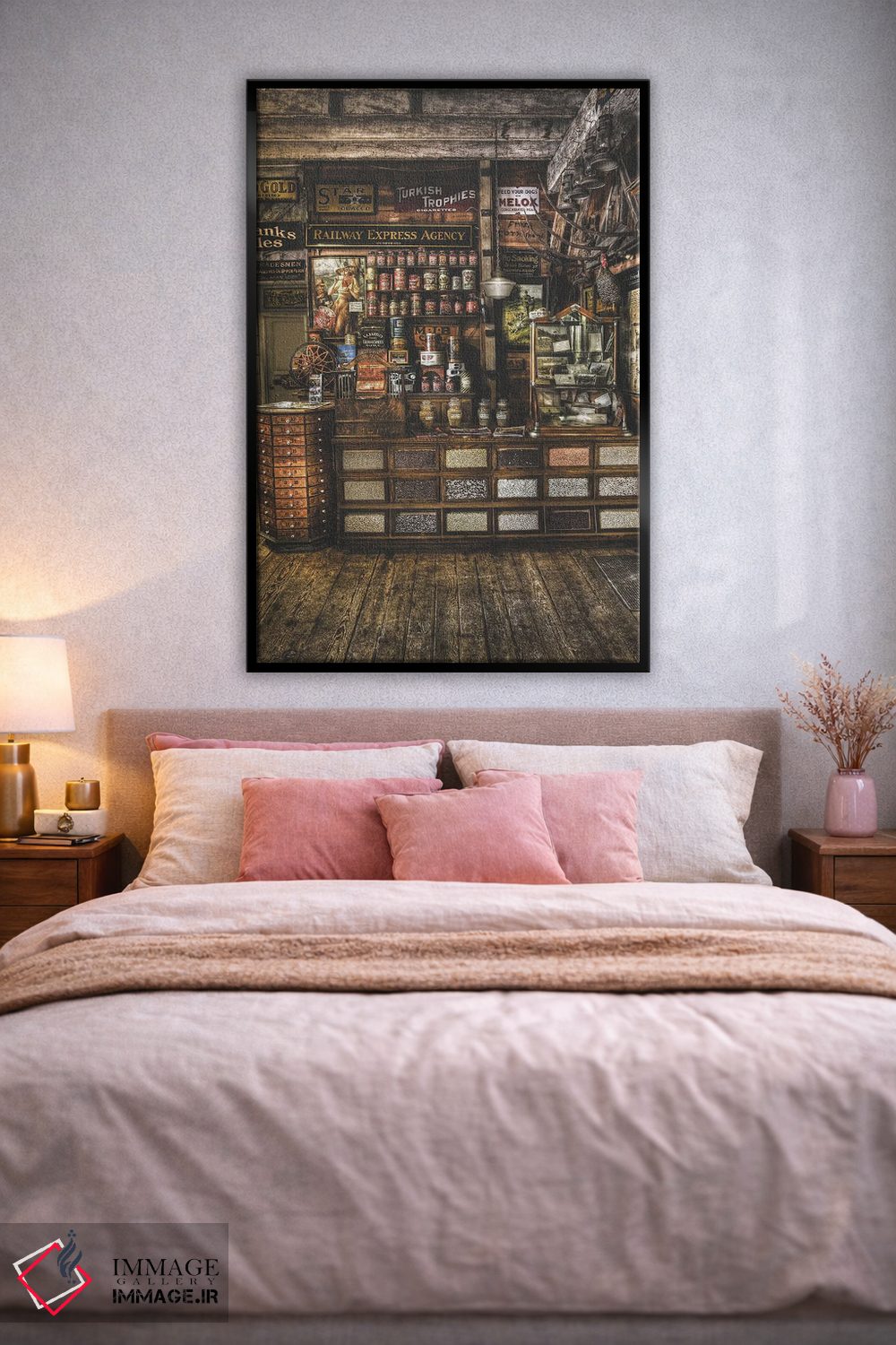 تابلو دکوراتیو فروشگاه قدیمی از گذشته اثر لوئیس راث - D3B