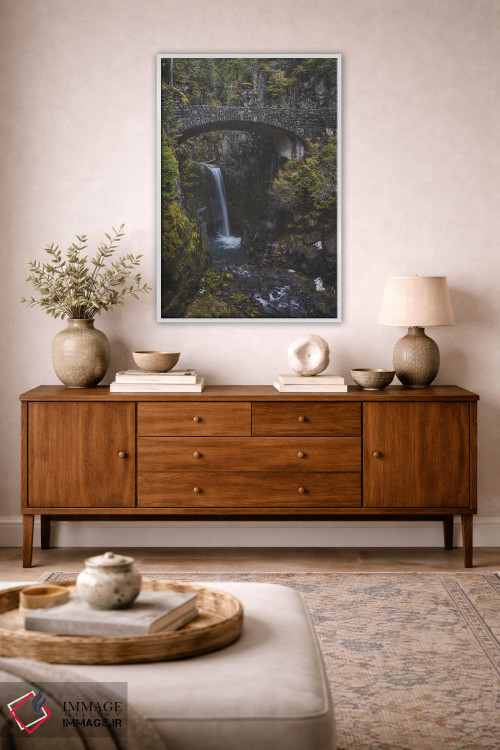 تابلو دکوراتیو آبشار کریستین اثر لوئیس راث - D3W