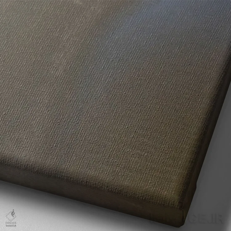 تابلو دکوراتیو خطوط دار اثر لوئیس راث - نمای نزدیک بافت بوم