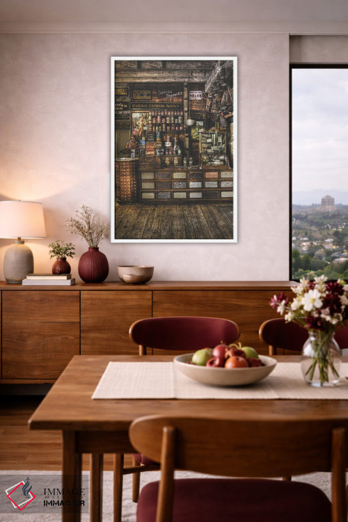 تابلو دکوراتیو فروشگاه قدیمی از گذشته اثر لوئیس راث - D4W