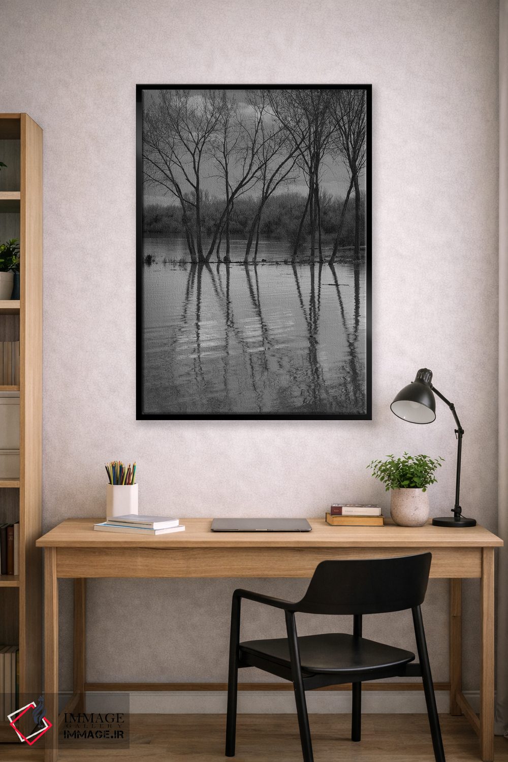 تابلو دکوراتیو انعکاس های درهم تنیده اثر لوئیس راث - D2B