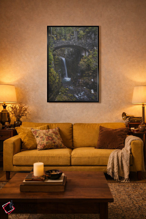 تابلو دکوراتیو آبشار کریستین اثر لوئیس راث - D4B