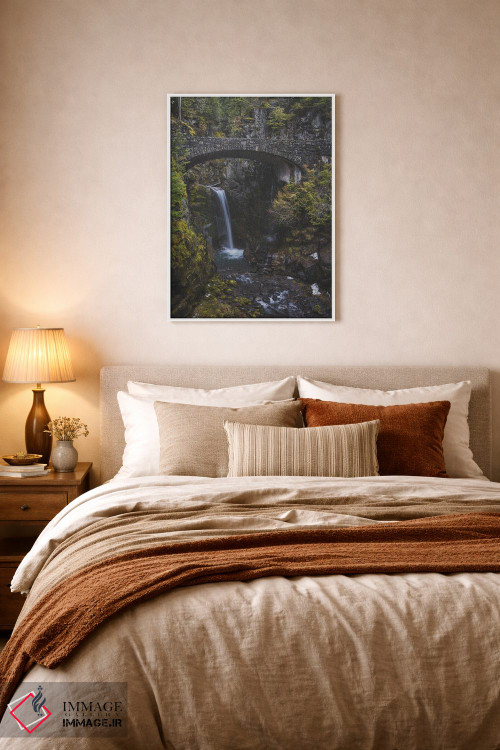 تابلو دکوراتیو آبشار کریستین اثر لوئیس راث - D5W