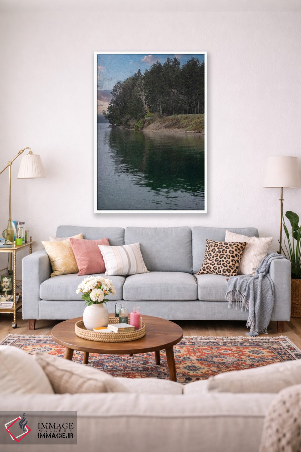 تابلو دکوراتیو ورطه سبز اثر لوئیس راث - D1W