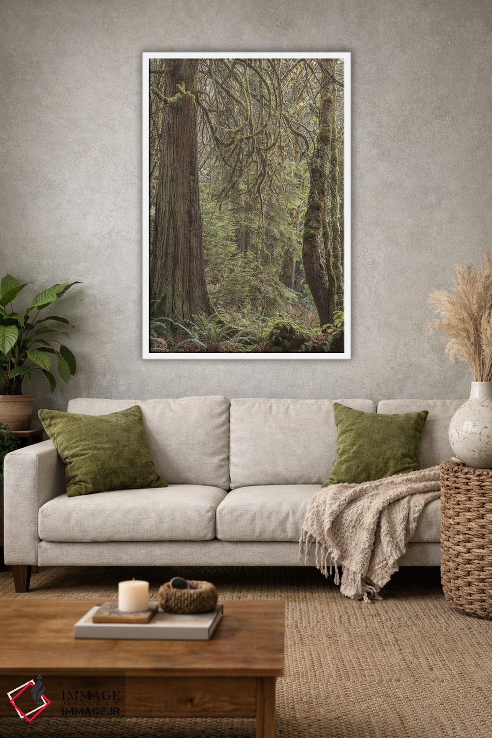 تابلو دکوراتیو نور درخت ۲۰۲۰ اثر لوئیس راث - D1W