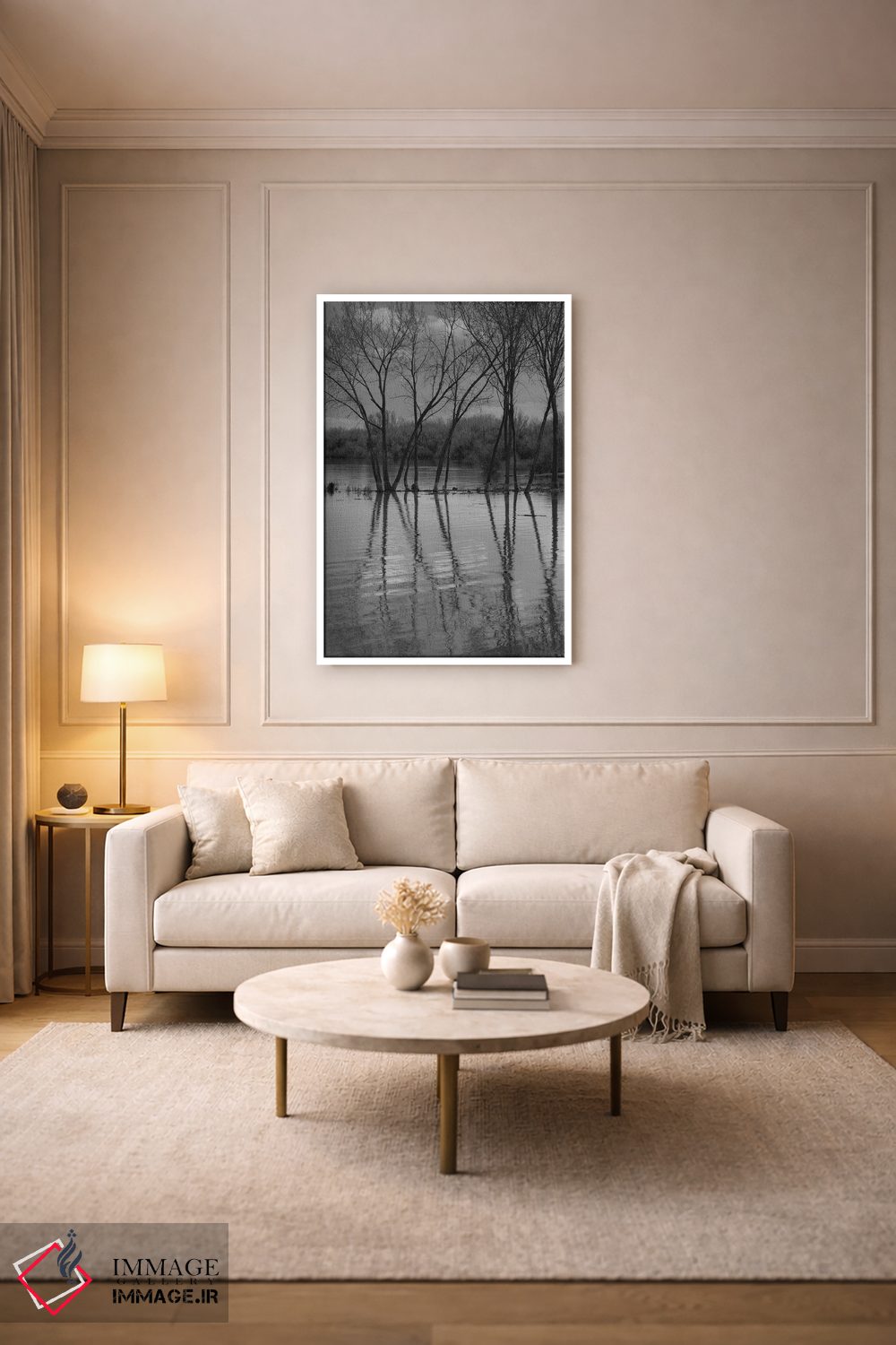 تابلو دکوراتیو انعکاس های درهم تنیده اثر لوئیس راث - D3W