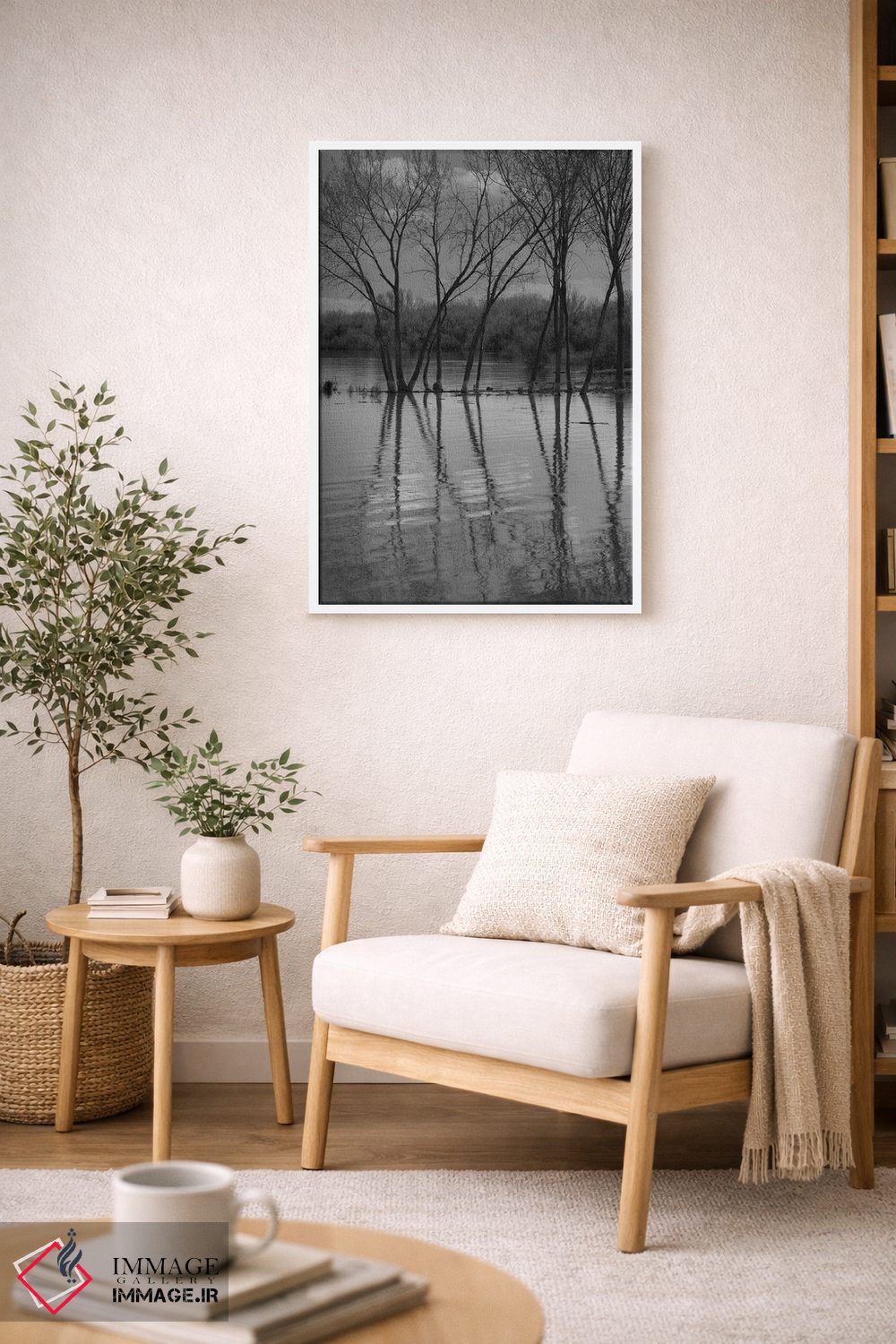 تابلو دکوراتیو انعکاس های درهم تنیده اثر لوئیس راث - D4W