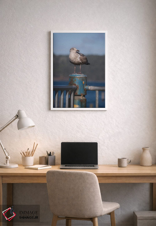 تابلو دکوراتیو پرتره مرغ دریایی اثر لوئیس راث - D1W