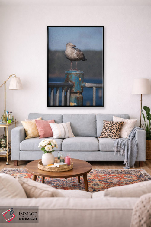 تابلو دکوراتیو پرتره مرغ دریایی اثر لوئیس راث - D2B