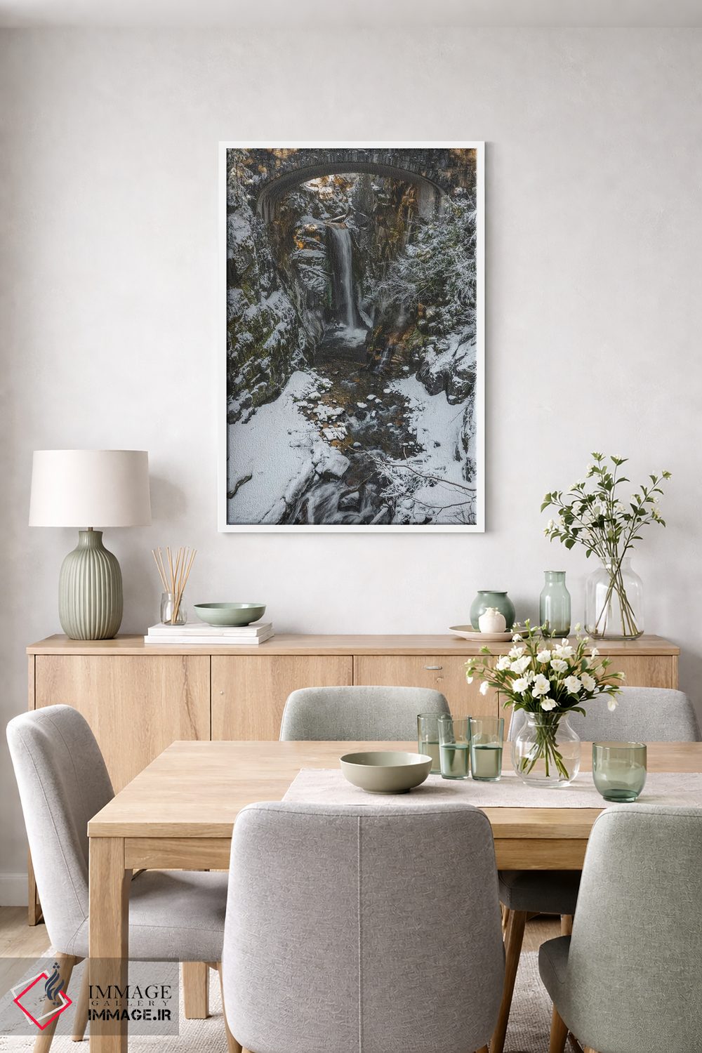 تابلو دکوراتیو آبشار کریستین، زمستان ۲۰۲۰ اثر لوئیس راث - D5W