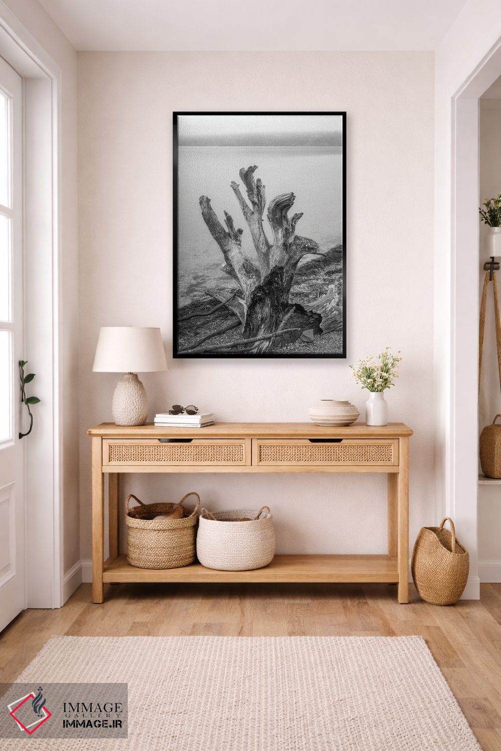 تابلو دکوراتیو کنده درخت پیچ خورده اثر لوئیس راث - D6B