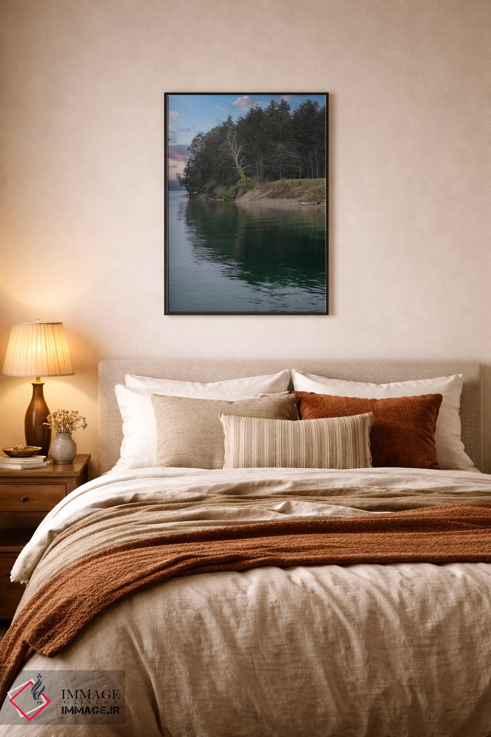 تابلو دکوراتیو ورطه سبز اثر لوئیس راث - D6B