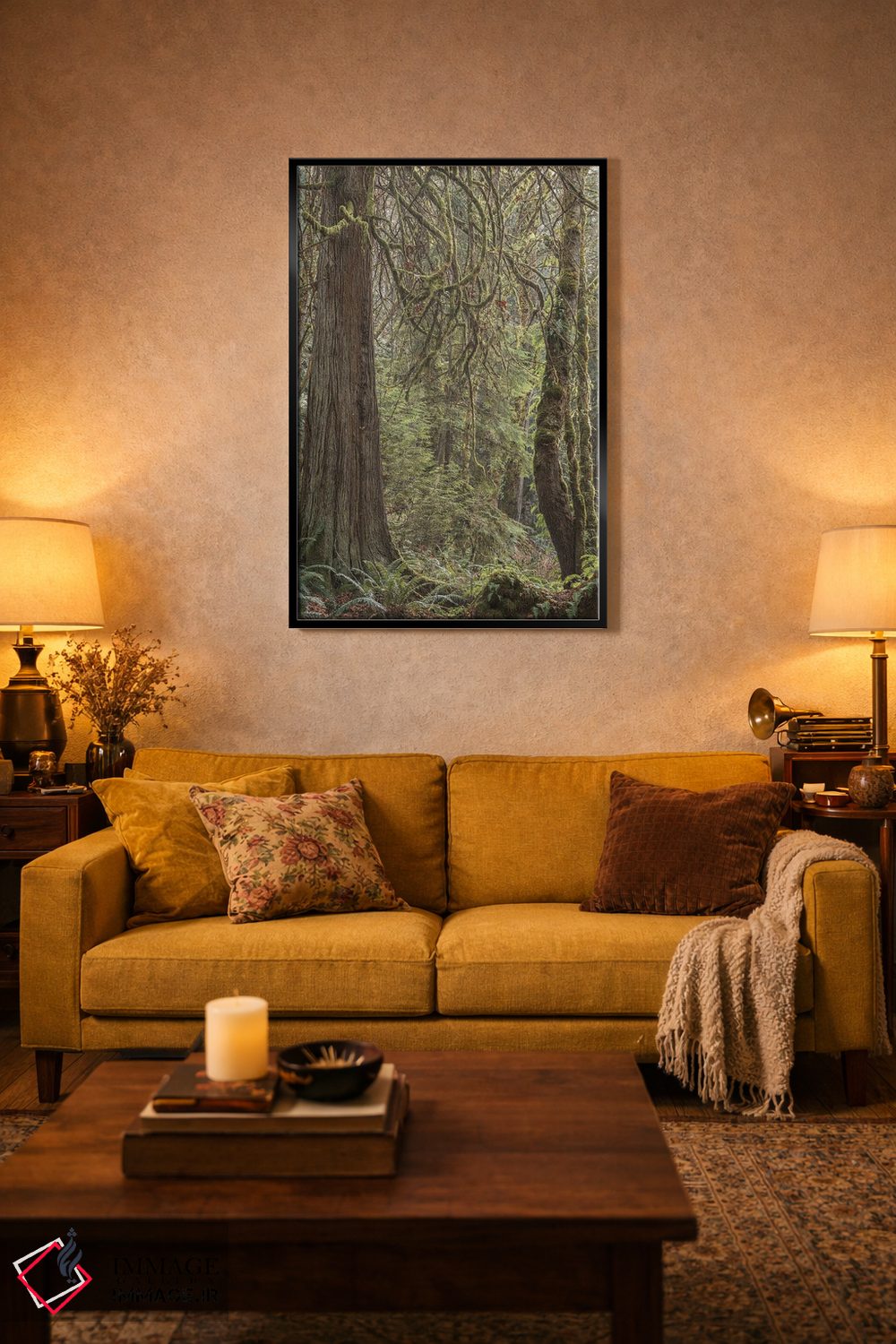 تابلو دکوراتیو نور درخت ۲۰۲۰ اثر لوئیس راث - D5B