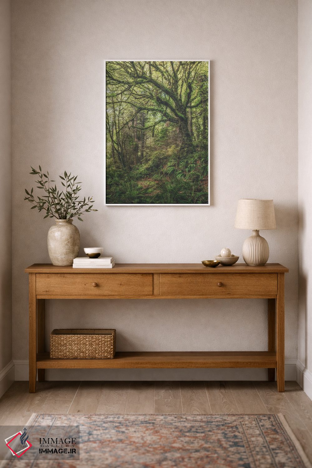 تابلو دکوراتیو روشنایی ها از بالا اثر لوئیس راث - D2W