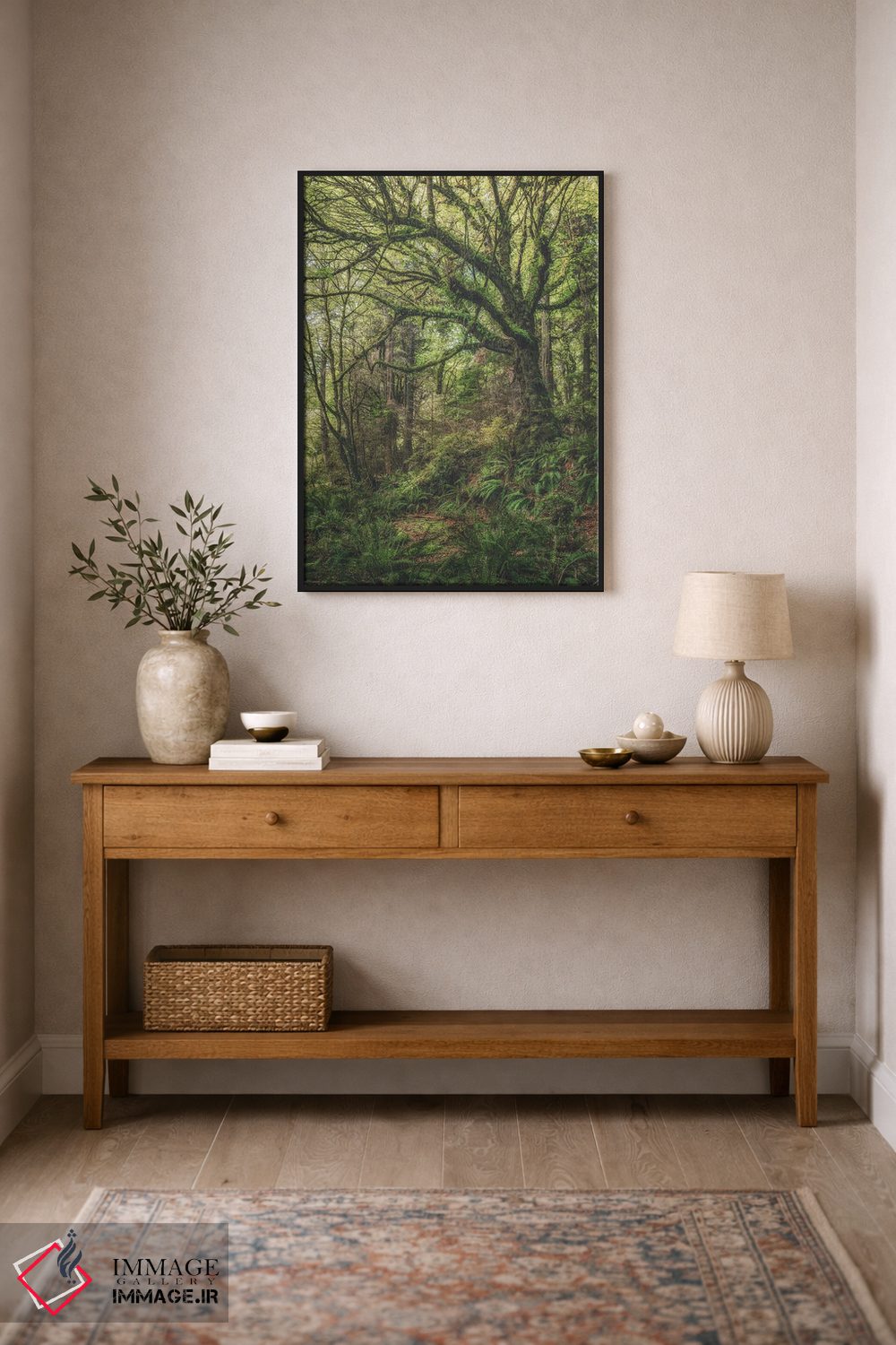 تابلو دکوراتیو روشنایی ها از بالا اثر لوئیس راث - D3B