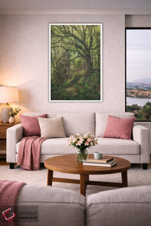 تابلو دکوراتیو روشنایی ها از بالا اثر لوئیس راث - D4W