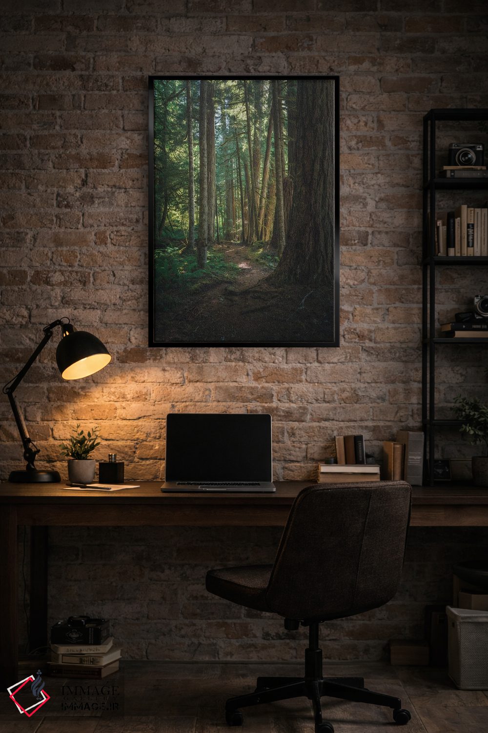 تابلو دکوراتیو قدم زنی در جنگل فدراسیون اثر لوئیس راث - D5B