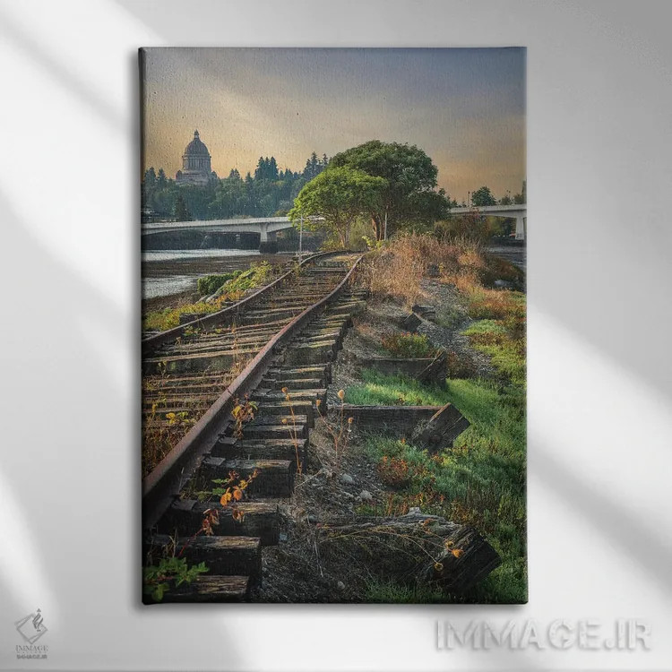 تابلو دکوراتیو نگاهی به المپیا اثر لوئیس راث - نمای روبهرو روی دیوار