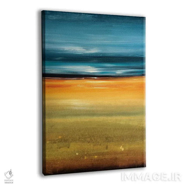 تابلو انتزاعی زمان ایستاده است ۳ اثر لیزا ریجرز - نمای پرسپکتیو محصول