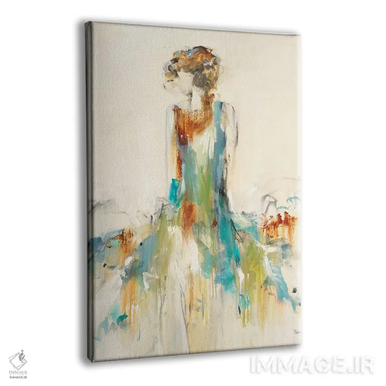 تابلو مدرن زیبایی زنگ زده اثر لیزا ریجرز - نمای پرسپکتیو محصول