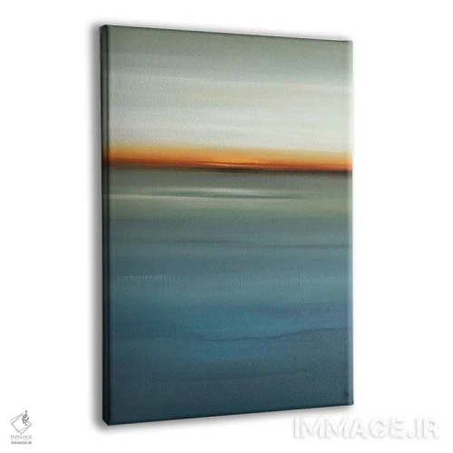تابلو انتزاعی در کنار آبی ۱ اثر لیزا ریجرز - نمای پرسپکتیو محصول