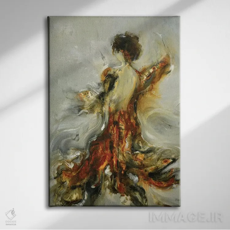 تابلو دکوراتیو اوله اثر لیزا ریجرز - نمای روبهرو روی دیوار