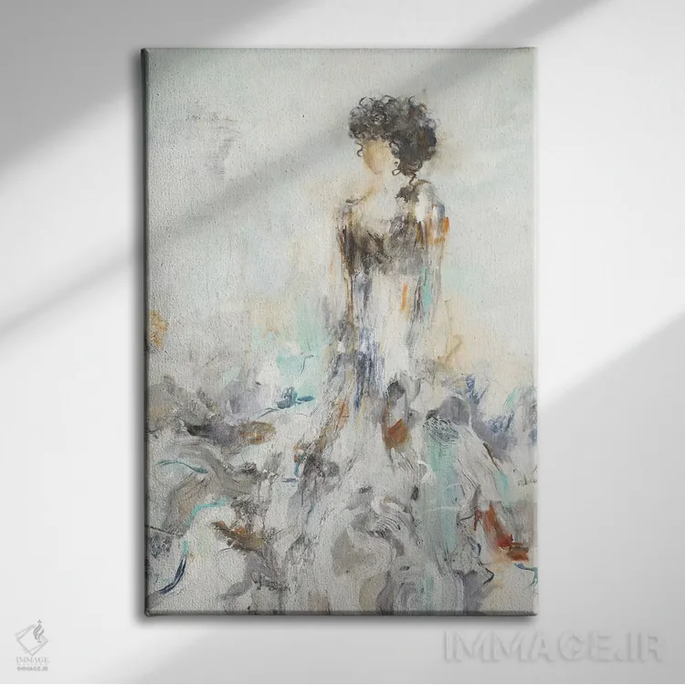 تابلو دکوراتیو انعکاس رمانتیک ۲ اثر لیزا ریجرز - نمای روبهرو روی دیوار