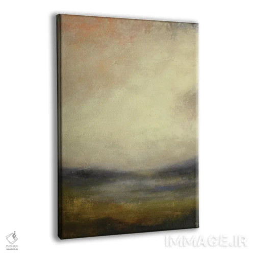 تابلو انتزاعی نماهای ملایم نسخه ۵ اثر لیزا ریجرز - نمای پرسپکتیو محصول