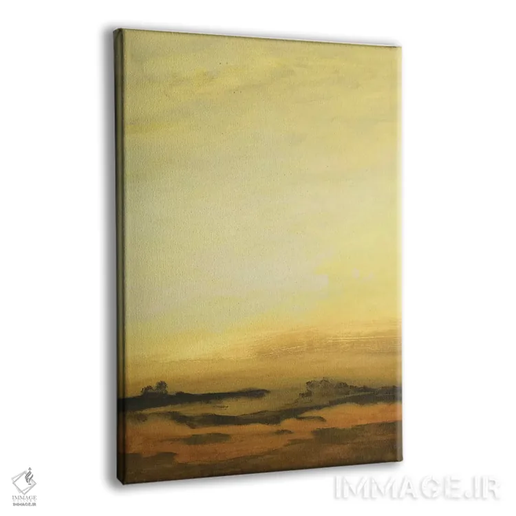 تابلو انتزاعی محیط گرم ۳ اثر لیزا ریجرز - نمای پرسپکتیو محصول