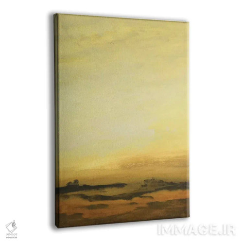 تابلو انتزاعی محیط گرم ۳ اثر لیزا ریجرز - نمای پرسپکتیو محصول