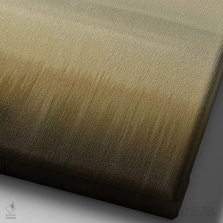 تابلو انتزاعی بیان درختان مرزی ۱ اثر لیزا ریجرز - نمای نزدیک بافت بوم