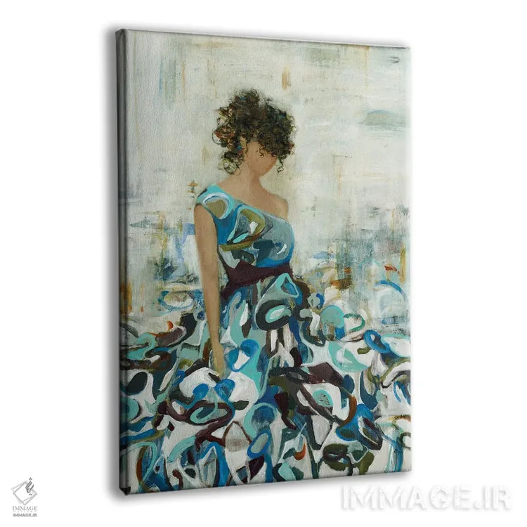 تابلو دکوراتیو زیبایی سیال اثر لیزا ریجرز - نمای پرسپکتیو محصول