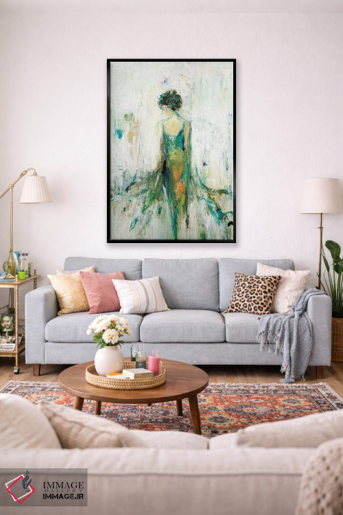 تابلو دکوراتیو جریان رمانتیک اثر لیزا ریجرز - D2B