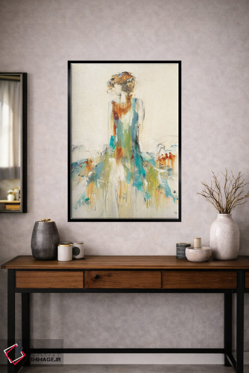 تابلو مدرن زیبایی زنگ زده اثر لیزا ریجرز - D2B