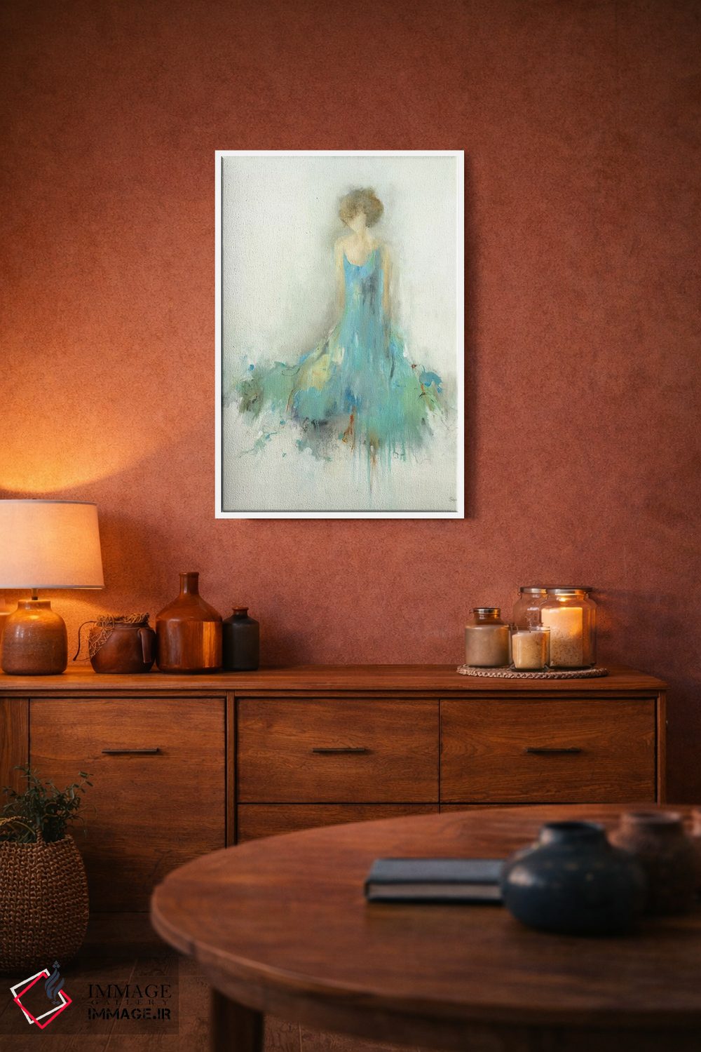 تابلو مدرن انعکاس بر تو اثر لیزا ریجرز - D3W