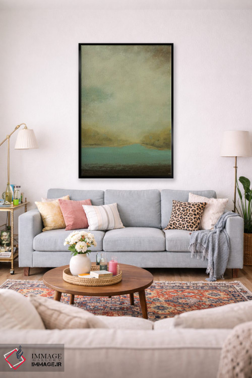 تابلو انتزاعی مناظر ملایم ۲ اثر لیزا ریجرز - D2B