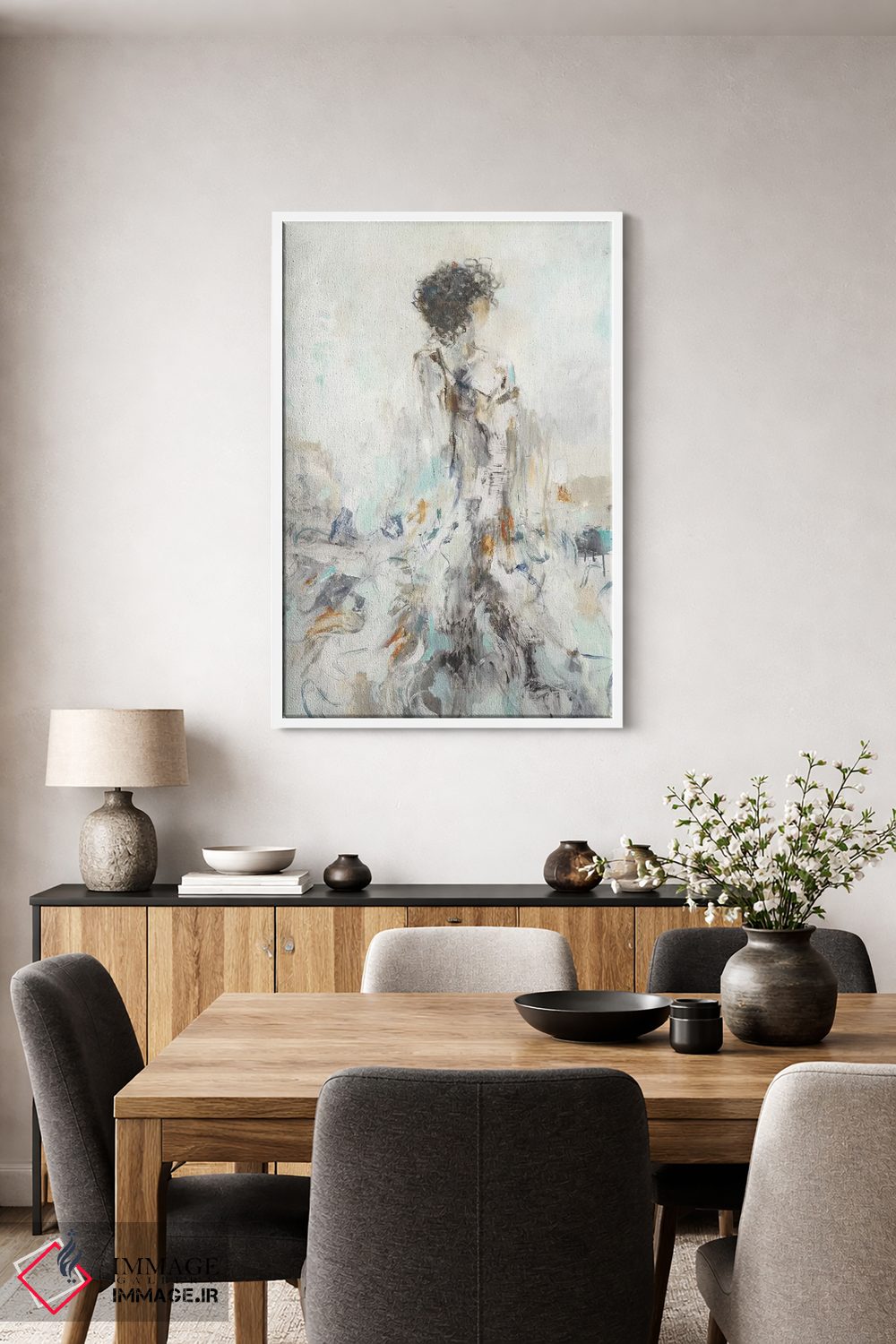 تابلو دکوراتیو انعکاس رمانتیک ۱ اثر لیزا ریجرز - D3W