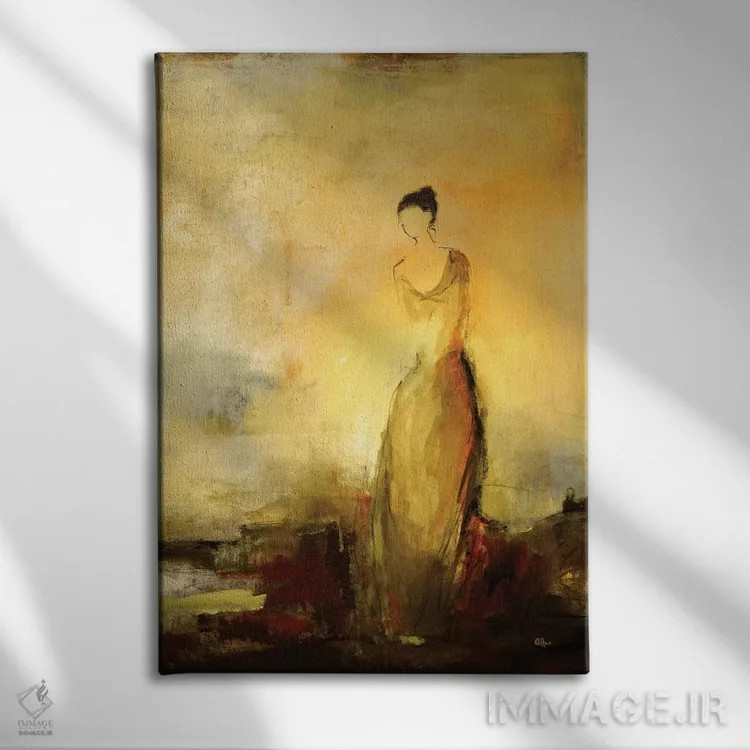 تابلو دکوراتیو خاطرات اثر لیزا ریجرز - نمای روبهرو روی دیوار