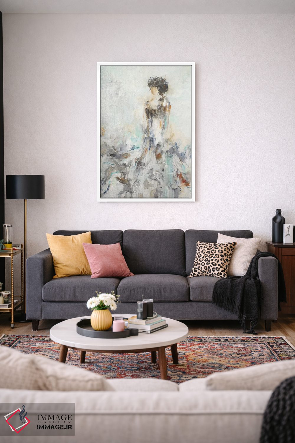 تابلو دکوراتیو انعکاس رمانتیک ۲ اثر لیزا ریجرز - D2W