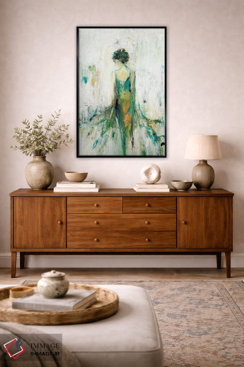 تابلو دکوراتیو جریان رمانتیک اثر لیزا ریجرز - D4B