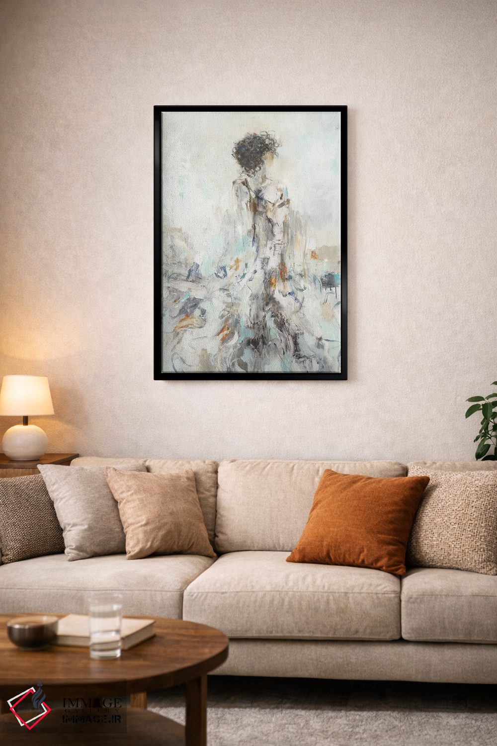 تابلو دکوراتیو انعکاس رمانتیک ۱ اثر لیزا ریجرز - D5B