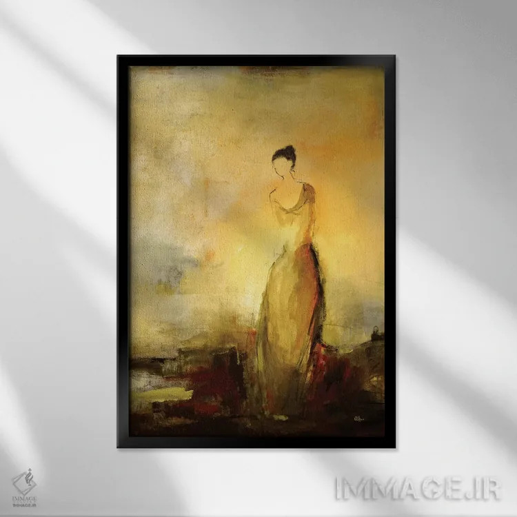 تابلو دکوراتیو خاطرات اثر لیزا ریجرز - نمای قابدار مشکی